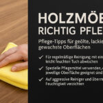 Holzmöbel richtig pflegen - Ein Informationsblatt der Tischlerei Kornmueller-Konzept