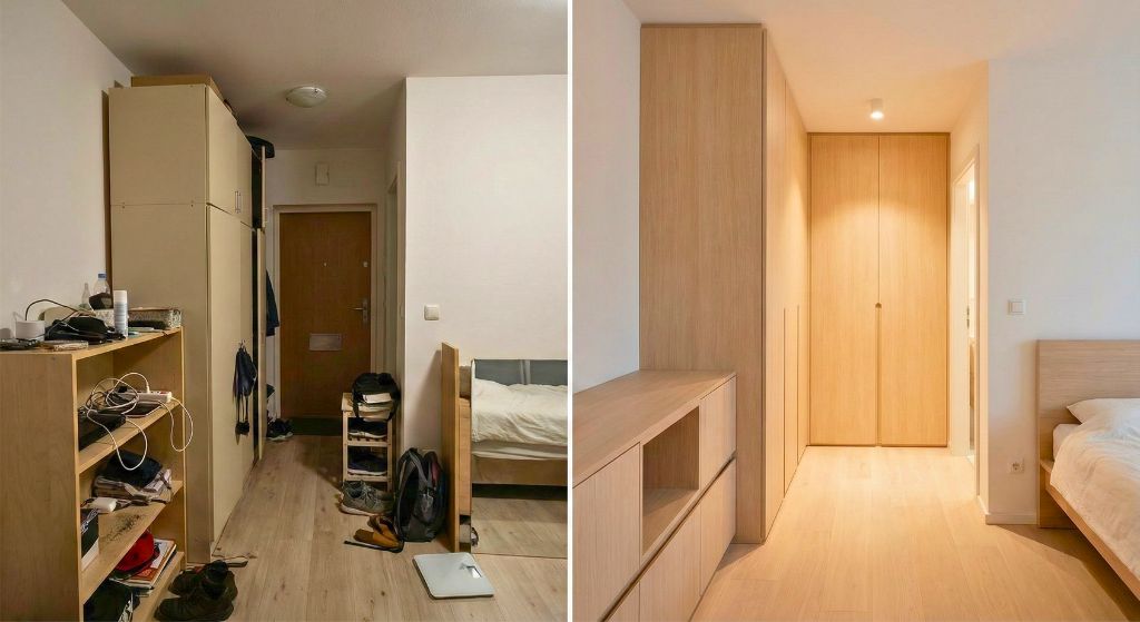 Platzsparende Möbel nach Maß