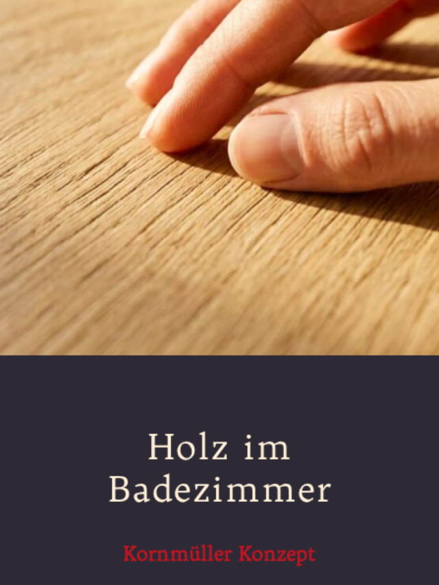 Stories 1 Holz im Badezimmer